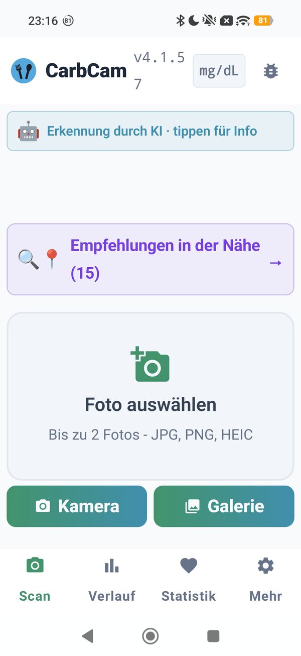 CarbCam &ndash; Scan